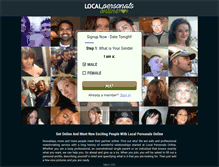 Tablet Screenshot of localpersonalsonline.com
